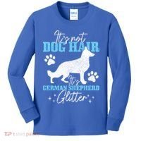 Ger Shepherd It's Not Dog Hair Ger Shepherd Glitter Gift Kids Long Sleeve Shirt thumb 0