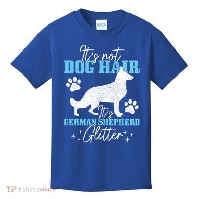Ger Shepherd It's Not Dog Hair Ger Shepherd Glitter Gift Kids T-Shirt