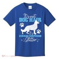 Ger Shepherd It's Not Dog Hair Ger Shepherd Glitter Gift Kids T-Shirt thumb 0