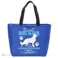 Ger Shepherd It's Not Dog Hair Ger Shepherd Glitter Gift Tote Bag thumb 0