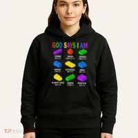 God Says I Am Building Brick Builder Block Christian Hoodie thumb 5