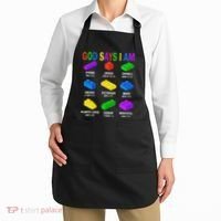 God Says I Am Building Brick Builder Block Christian Apron thumb 2