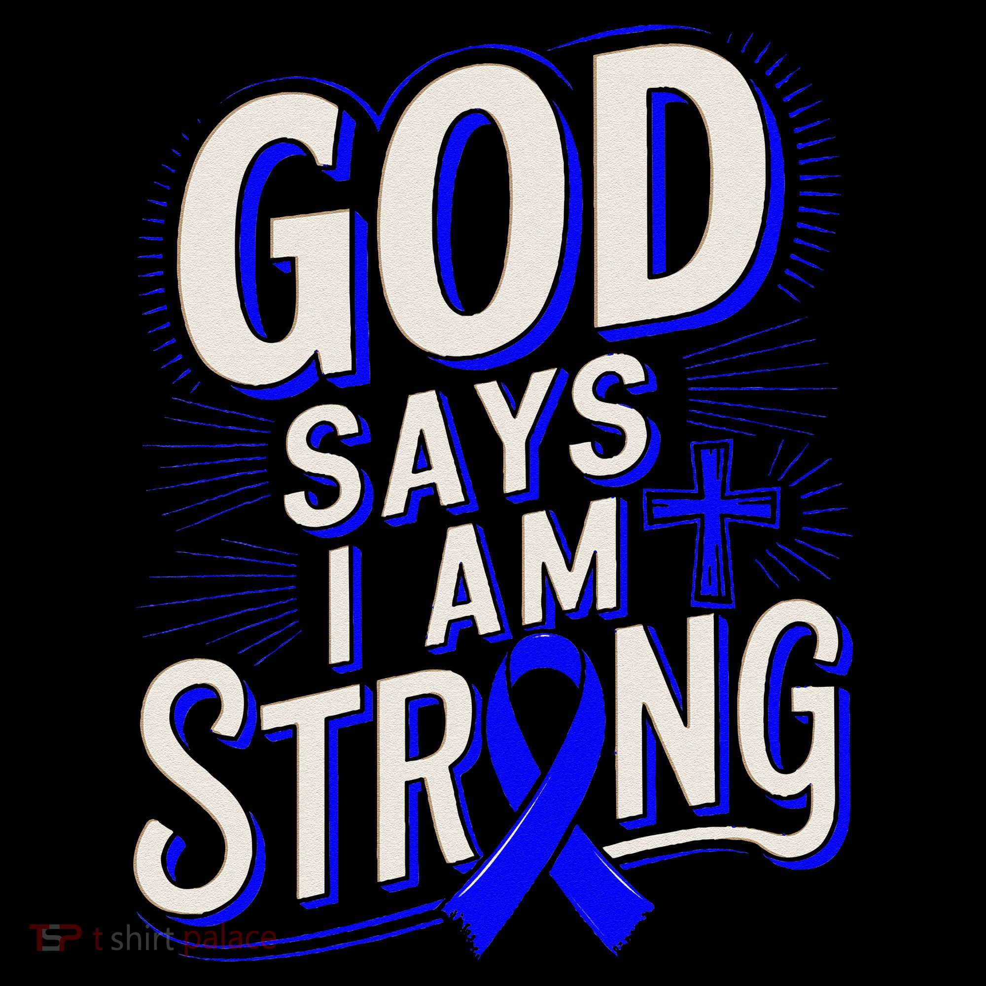 God Says IM Strong Survivor Juvenile Arthritis Awareness Coffee Mug