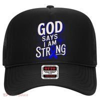 God Says IM Strong Survivor Juvenile Arthritis Awareness Hat thumb 0
