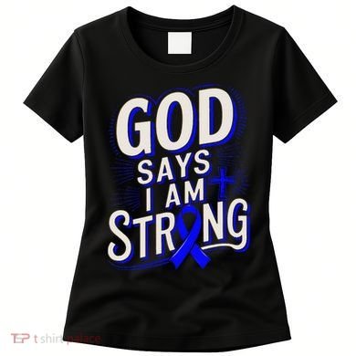 God Says IM Strong Survivor Juvenile Arthritis Awareness Women's T-Shirt