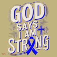 God Says IM Strong Survivor Juvenile Arthritis Awareness Mousepad thumb 1