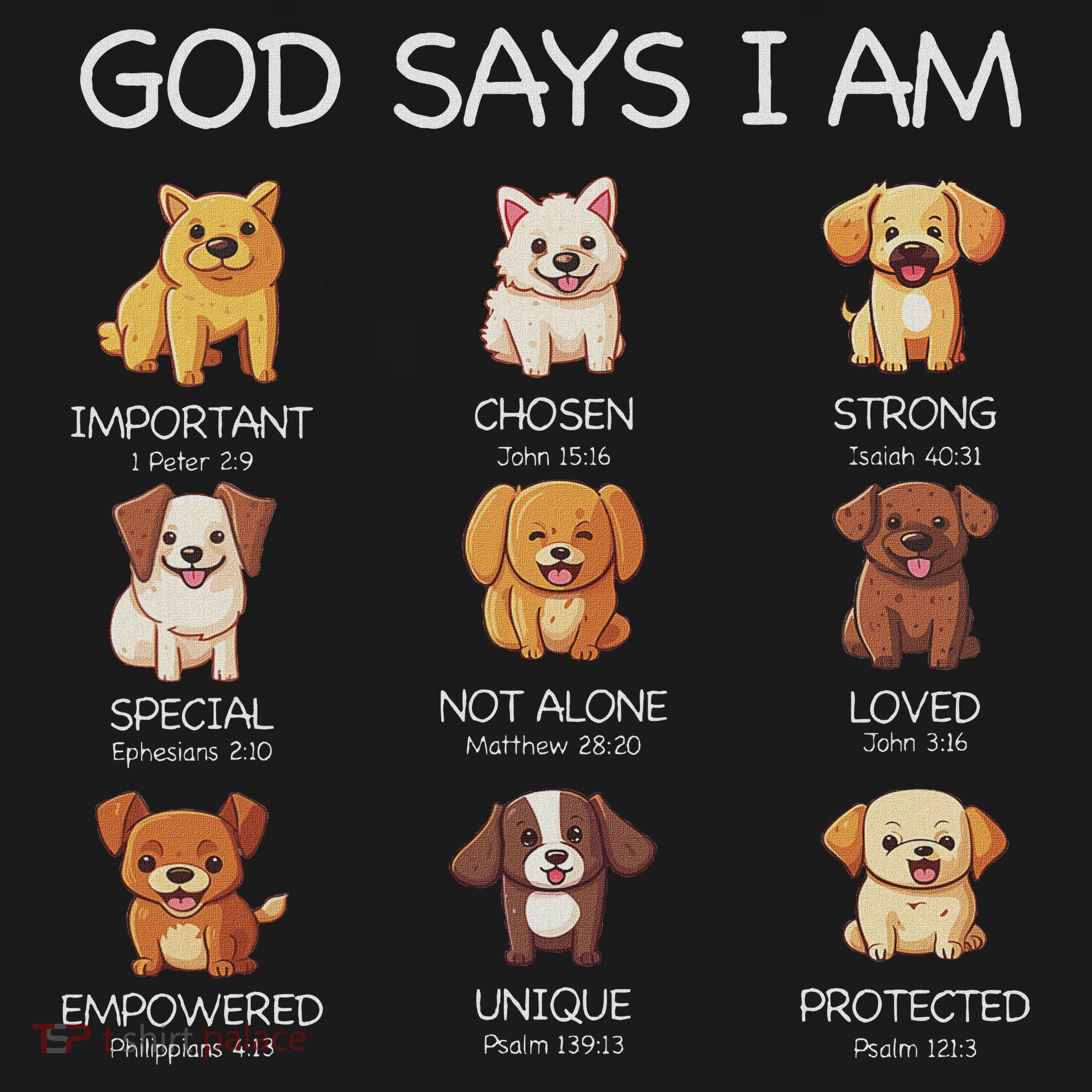 God Says I Am Cute Dogs Bible Verse Christian Sweatshirt