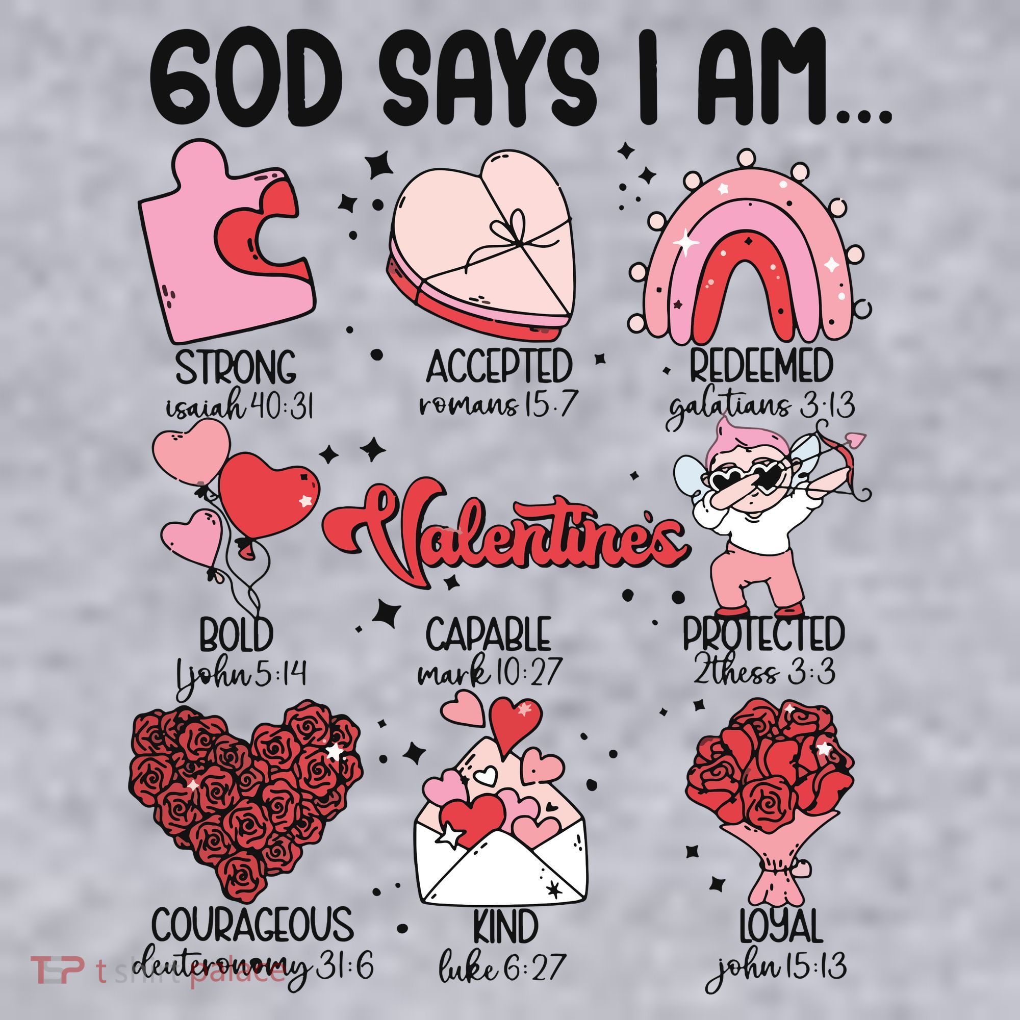 God Says I Am Valentine Funny Jesus Valentines Women's Sweatshirt