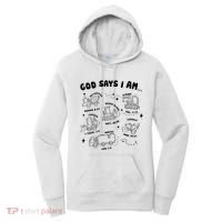 God Says I Am Truck Construction Christian Bible Verse Women's Hoodie thumb 0