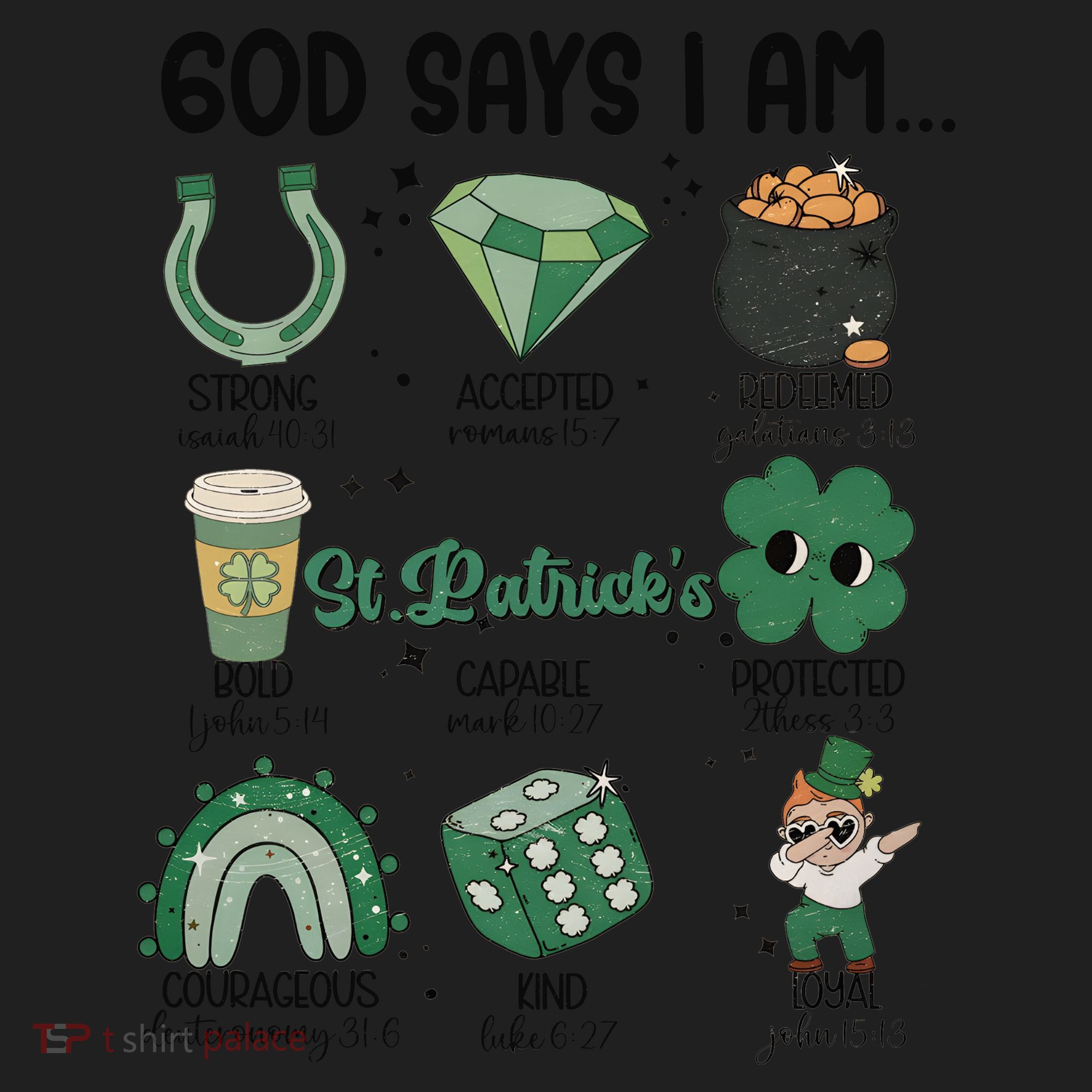God Says I Am Retro St PatrickS Day Women's Sweatshirt