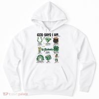 God Says I Am Retro St PatrickS Day Hoodie thumb 0