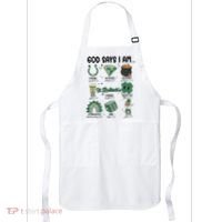 God Says I Am Retro St PatrickS Day Apron thumb 0