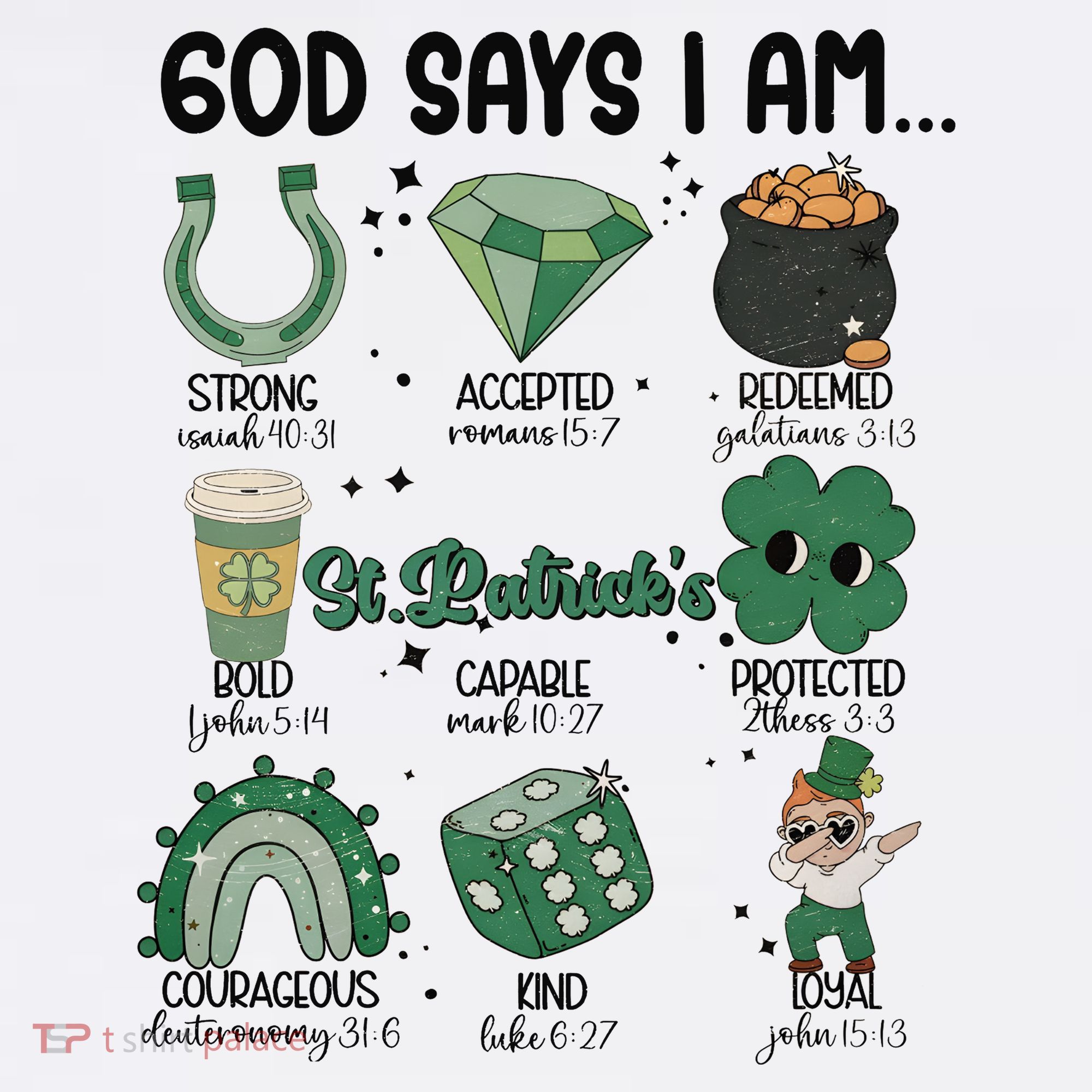 God Says I Am Retro St PatrickS Day Women's Hoodie