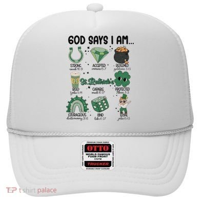 God Says I Am Retro St PatrickS Day Hat