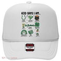 God Says I Am Retro St PatrickS Day Hat thumb 0