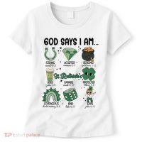 God Says I Am Retro St PatrickS Day Women's T-Shirt thumb 0