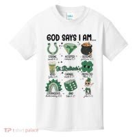 God Says I Am Retro St PatrickS Day Kids T-Shirt thumb 0