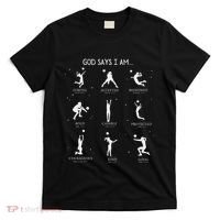 God Says I Am Christian Bible Verse Religious Volleyball T-Shirt thumb 0