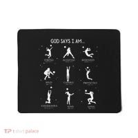 God Says I Am Christian Bible Verse Religious Volleyball Mousepad thumb 0