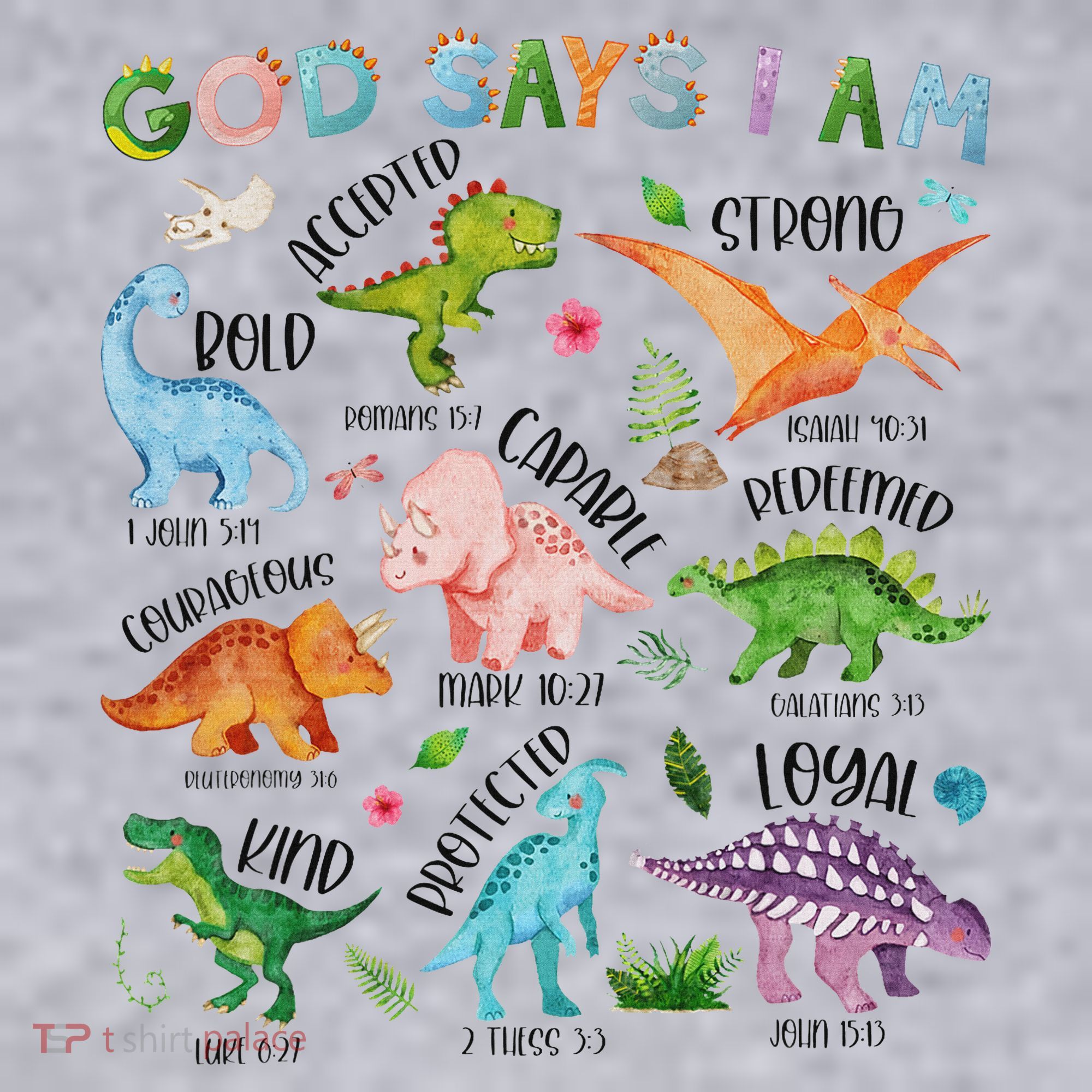God Says I Am Dinosaur Lover Bible Verse Women's Sweatshirt