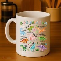 God Says I Am Dinosaur Lover Bible Verse Coffee Mug thumb 4
