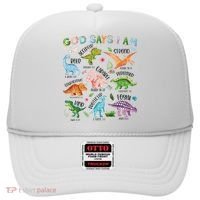 God Says I Am Dinosaur Lover Bible Verse Hat thumb 0