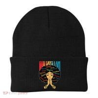 God Says I Am Black Melanin Black Retro Juneteenth Beanie thumb 0