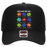 God Says I Am Autism Awareness Retro Be Kind Hat thumb 0
