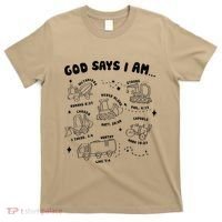 God Says I Am Truck Construction Christian Bible Verse T-Shirt thumb 0