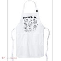 God Says I Am Truck Construction Christian Bible Verse Apron thumb 0