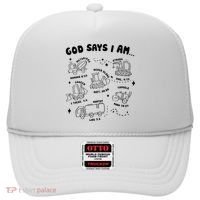 God Says I Am Truck Construction Christian Bible Verse Hat thumb 0