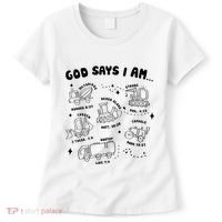 God Says I Am Truck Construction Christian Bible Verse Women's T-Shirt thumb 0