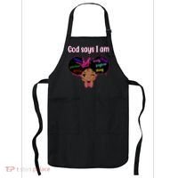 God Say I Am Black Female Apron thumb 0
