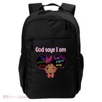 God Say I Am Black Female Backpack thumb 0