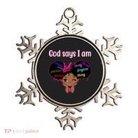 God Say I Am Black Female Ornament thumb 0