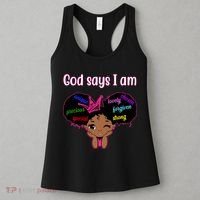 God Say I Am Black Female Women's Tank Top thumb 3