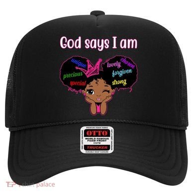 God Say I Am Black Female Hat