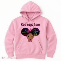 God Say I Am Black Female Hoodie thumb 0