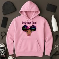God Say I Am Black Female Hoodie thumb 3