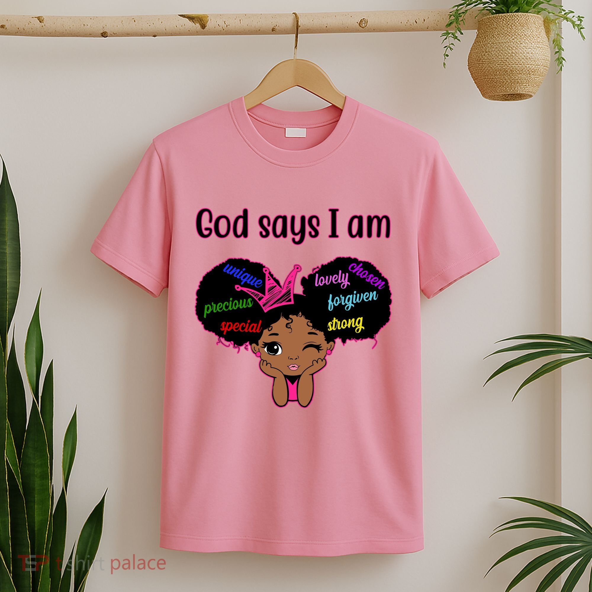 God Say I Am Black Female T-Shirt