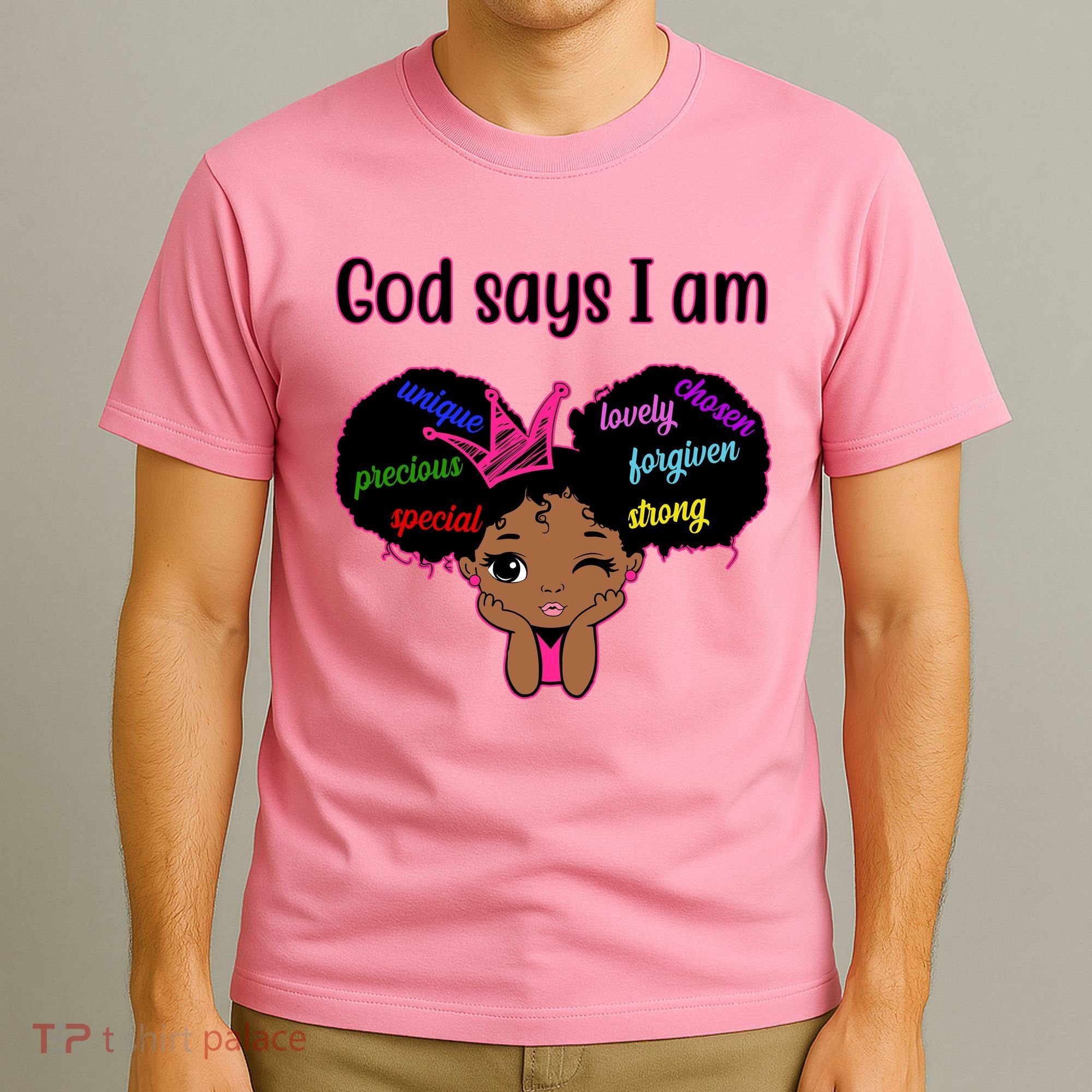 God Say I Am Black Female T-Shirt