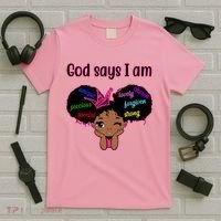 God Say I Am Black Female T-Shirt thumb 5