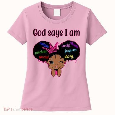 God Say I Am Black Female Women's T-Shirt