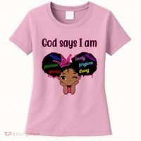 God Say I Am Black Female Women's T-Shirt thumb 0