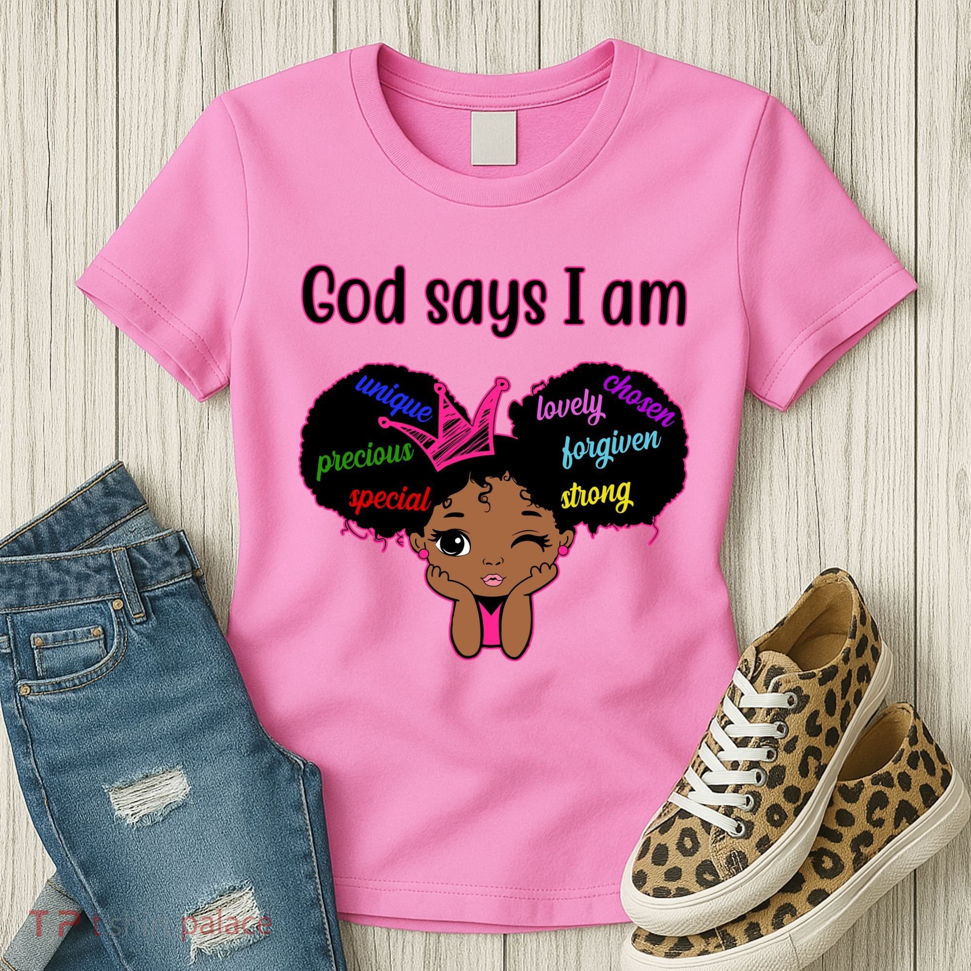 God Say I Am Black Female Women's T-Shirt