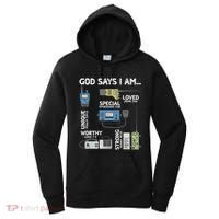 God Says I Am Ham Radio Lover Christian Women's Hoodie thumb 0