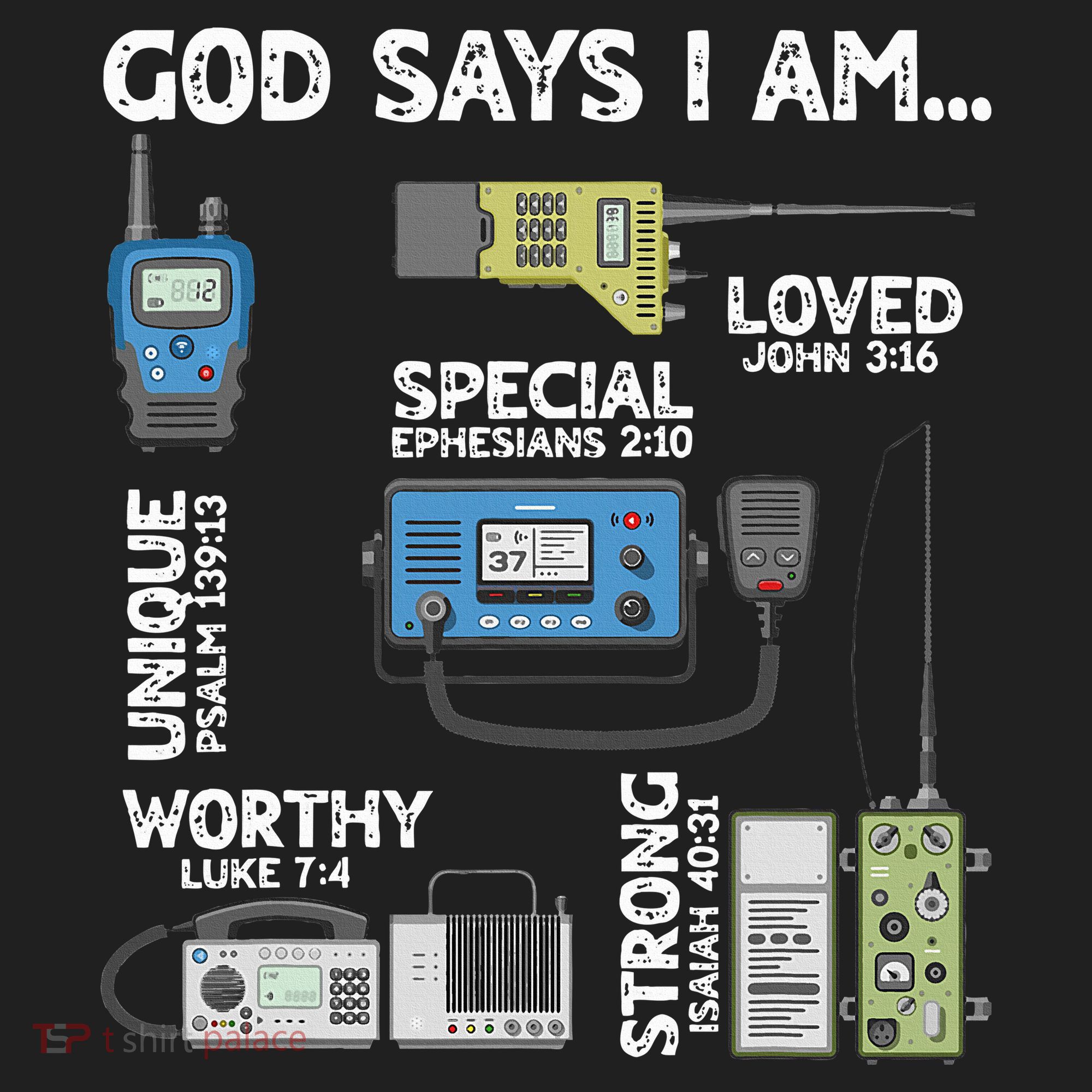 God Says I Am Ham Radio Lover Christian Hat