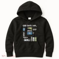 God Says I Am Ham Radio Lover Christian Kids Hoodie thumb 0