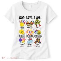 God Says I Am.. Christian Inspiration Retro Natural Infant Women's T-Shirt thumb 0