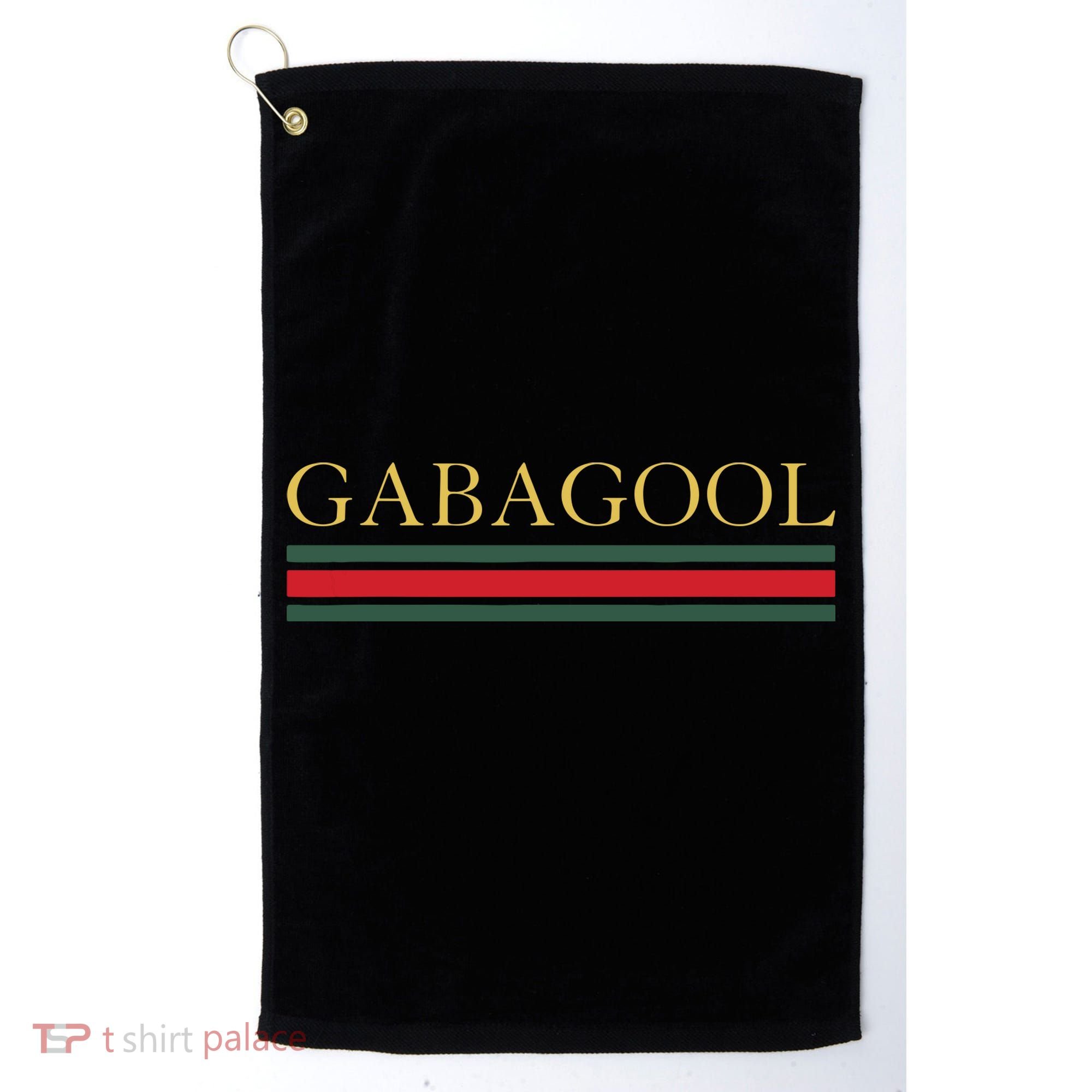 GABAGOOL Satirical Italian Slang Golf Towel